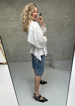 Poppi skjorte Bright White Copenhagen Muse 